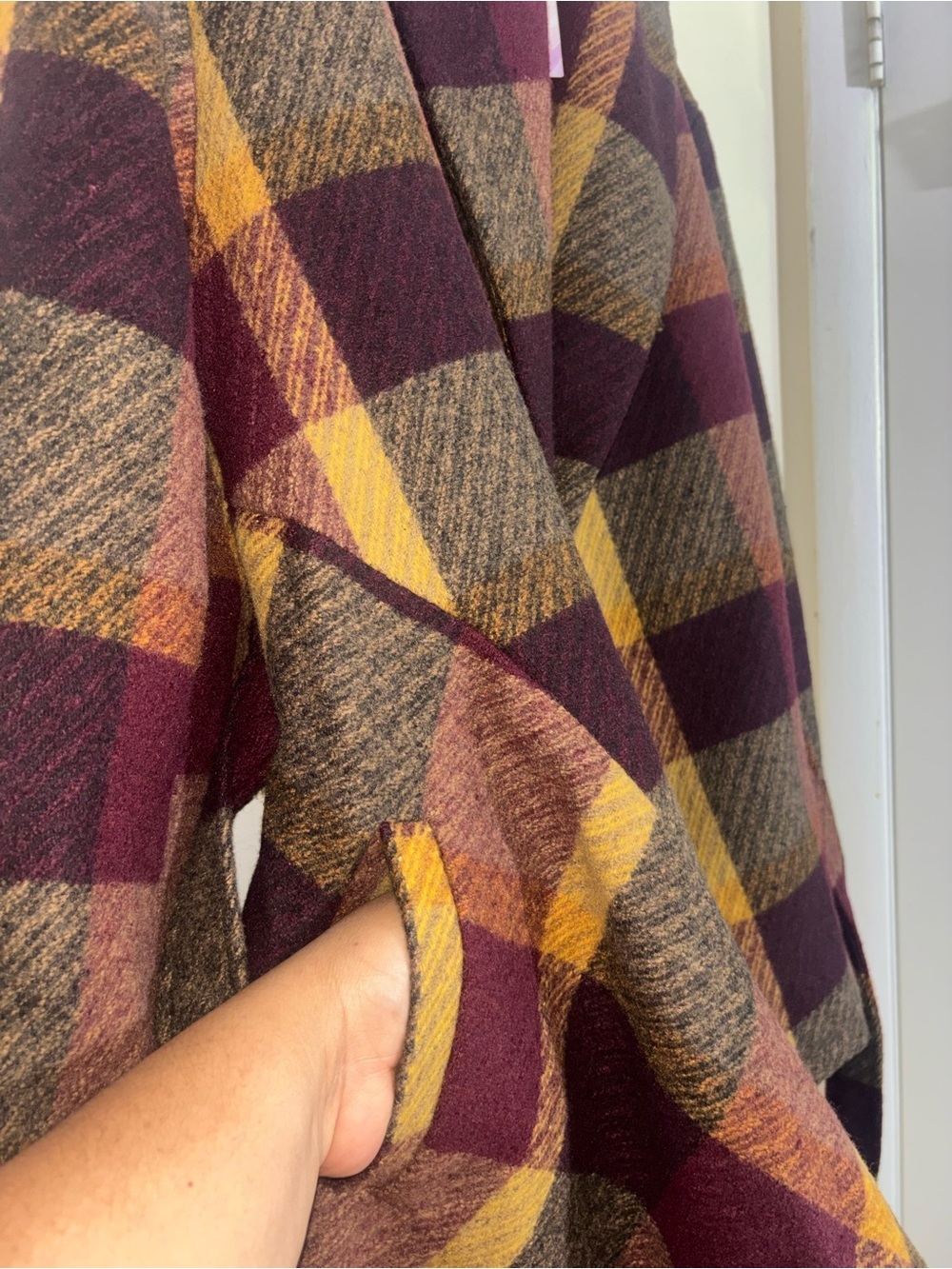 Chicwish prairie rabato wrap Coat Size 2XL - Picture 4 of 8